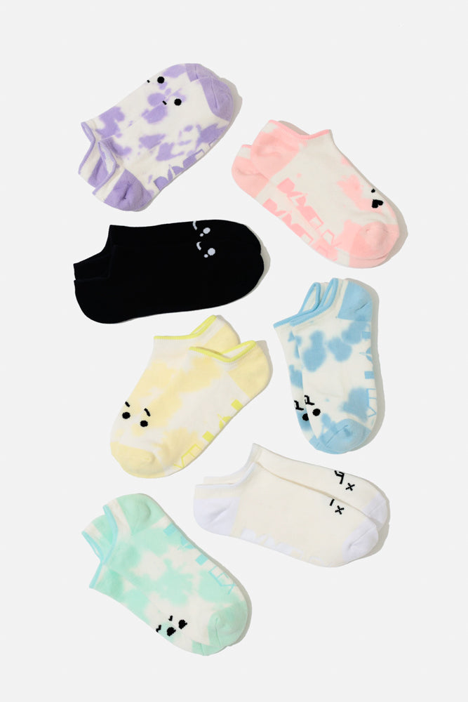 Mixed Emotions Low Rise Sock Set - 7 Pack by POPFLEX®