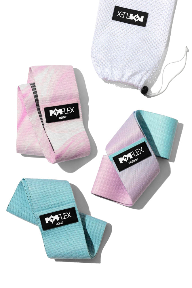 Cotton Candy Booty Band Set by POPFLEX®