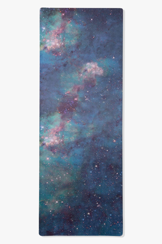 CloudCushion Vegan Suede Yoga Mat - Cool Cosmos 0.5" Thick by POPFLEX®