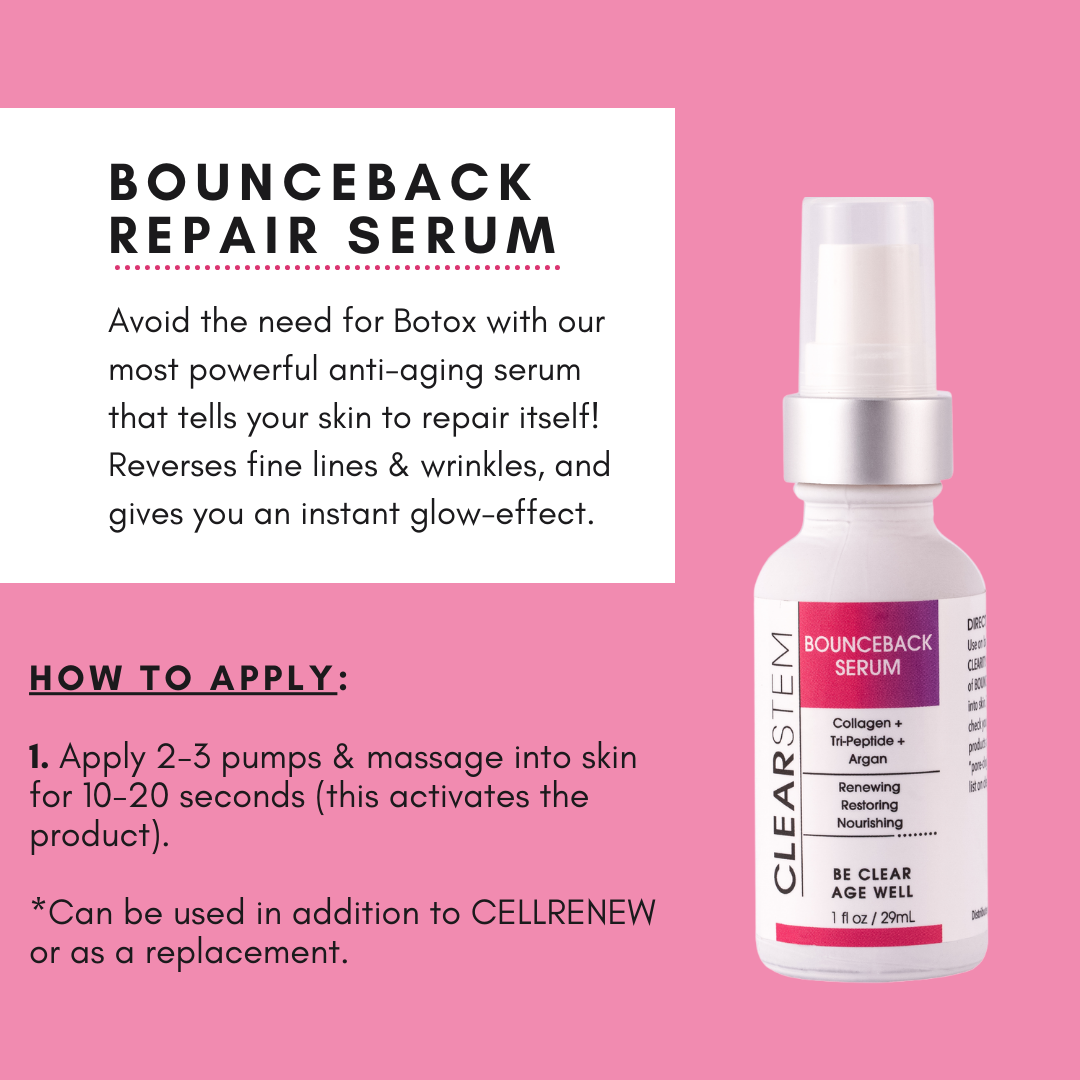 BOUNCEBACK™ "No Botox Serum" by CLEARSTEM Skincare