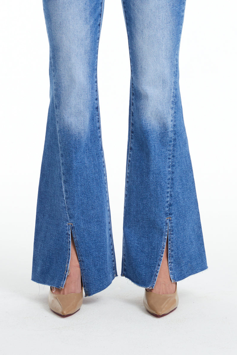 HIGH RISE FLARE JEANS BYF1100 SOUTHERN by Bayeas