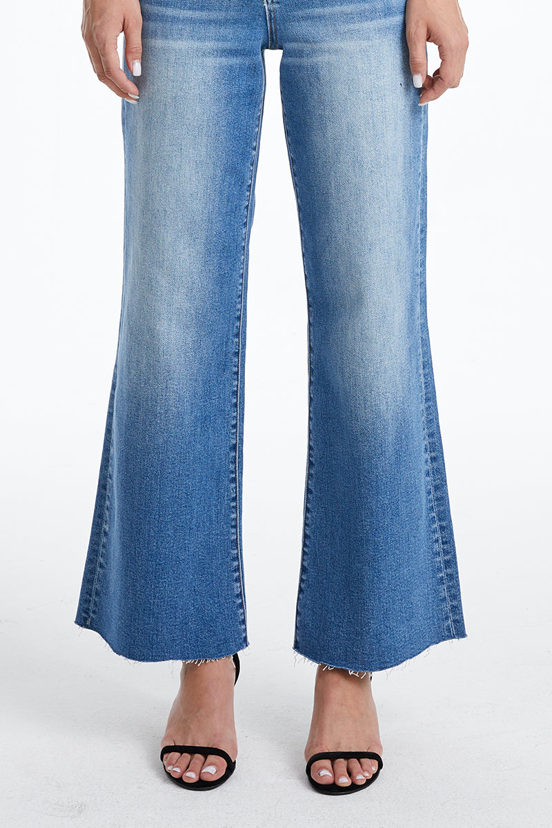 HIGH RISE WIDE LEG JEANS BYW8127 by Bayeas