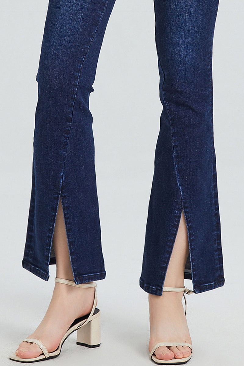 HIGH RISE FLARE JEANS BYF1072 by Bayeas