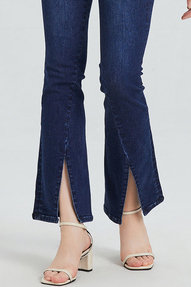 HIGH RISE FLARE JEANS BYF1072 by Bayeas