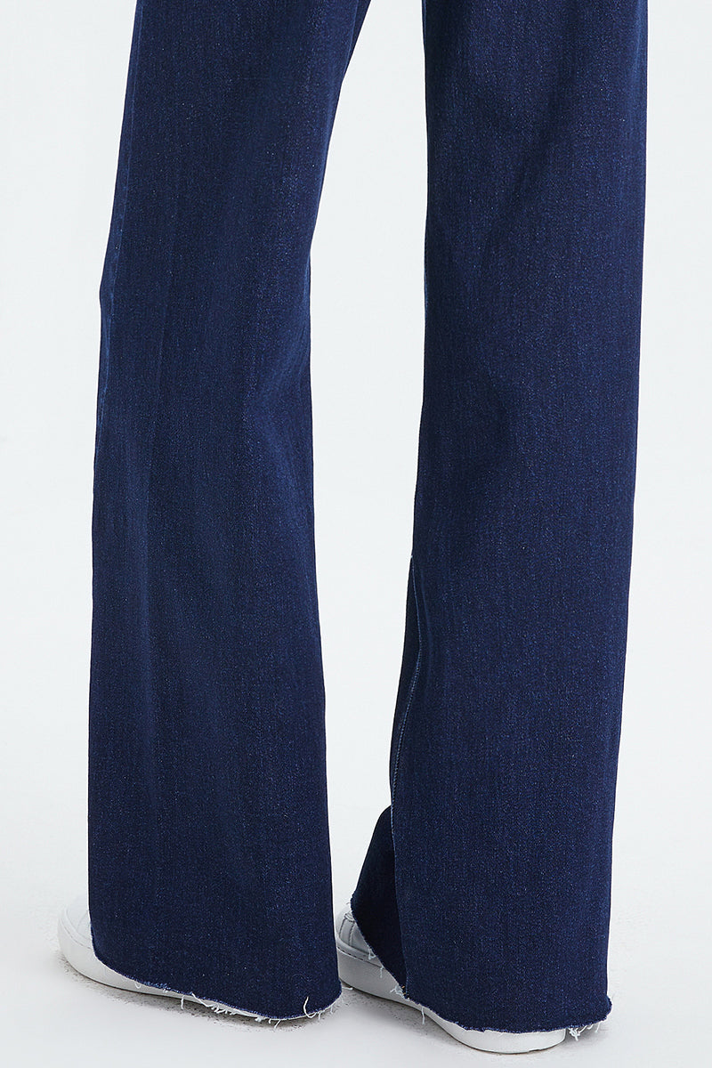 HIGH RISE WIDE LEG JEANS BYW8052 by Bayeas