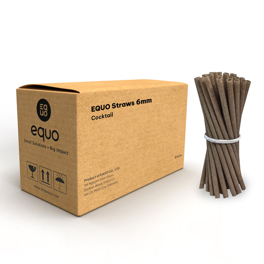 Coffee Drinking Straws (Wholesale/Bulk), Cocktail Size - 1000 count by EQUO