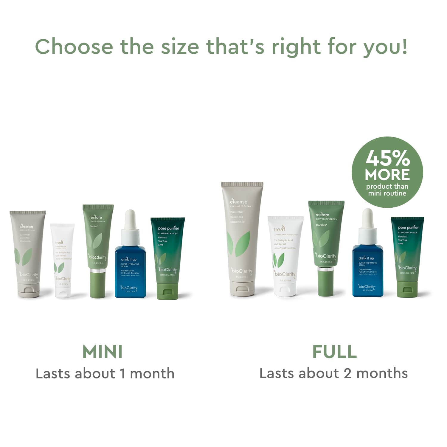 Hide - Size Comparison Images