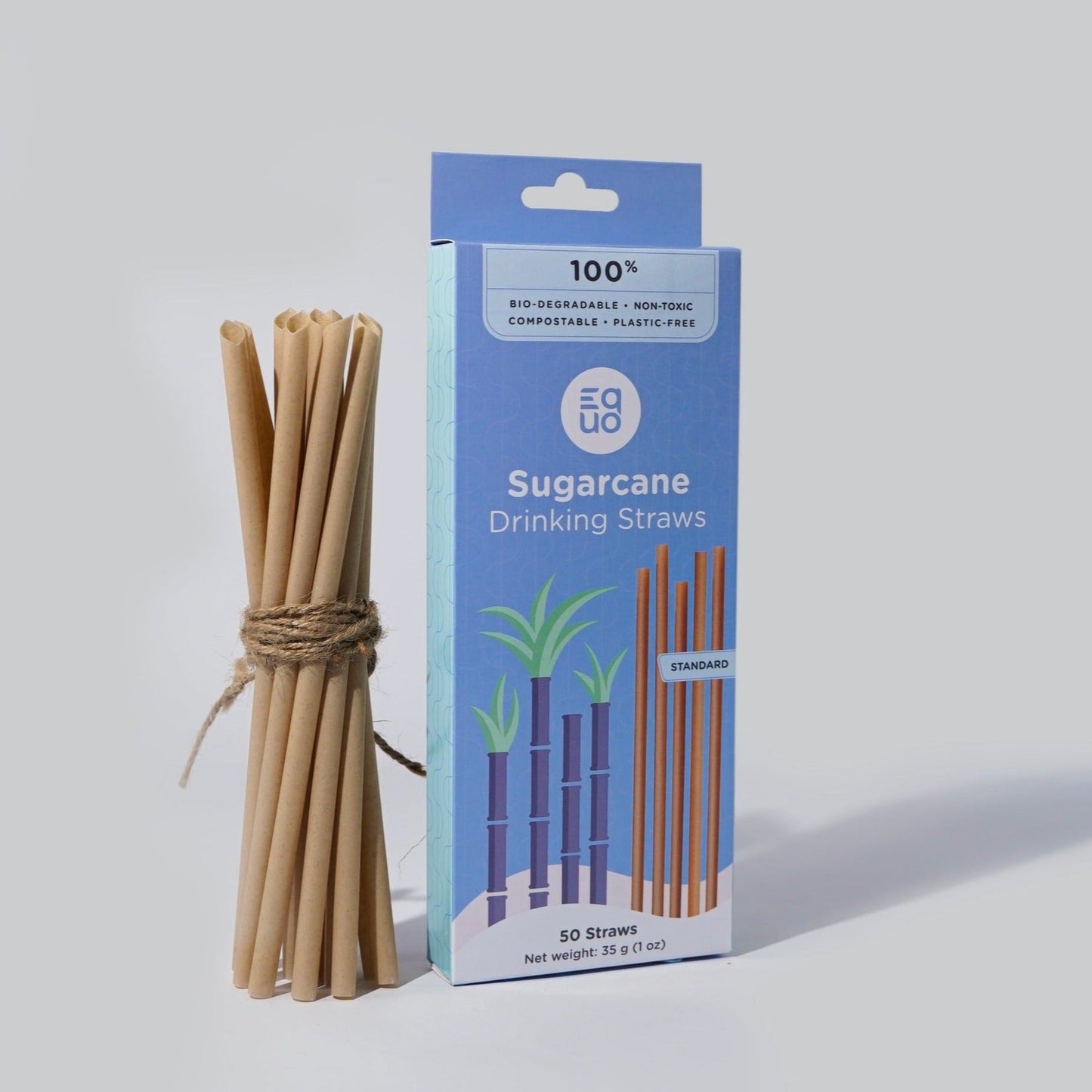 Sugarcane Drinking Straws by EQUO