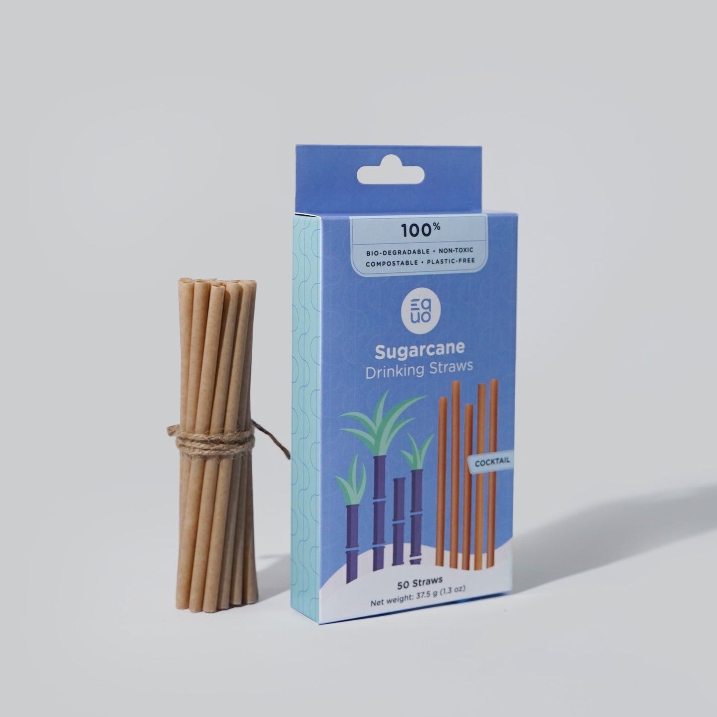 Sugarcane Drinking Straws by EQUO