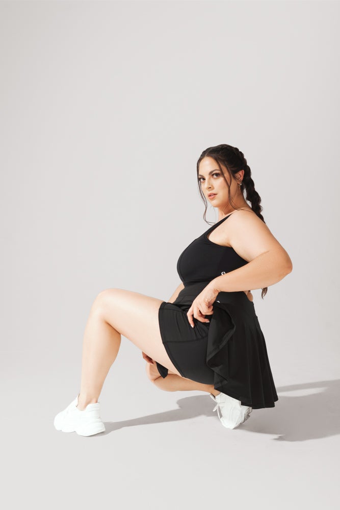 Twirl Skort - Black by POPFLEX®