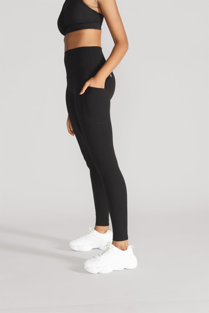 Supersculpt™ Leggings with Pockets (Soft Touch)- Black by POPFLEX®