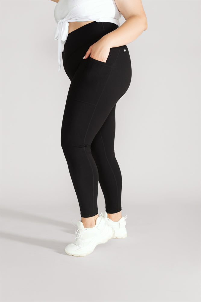 Supersculpt™ Leggings with Pockets (Soft Touch)- Black by POPFLEX®