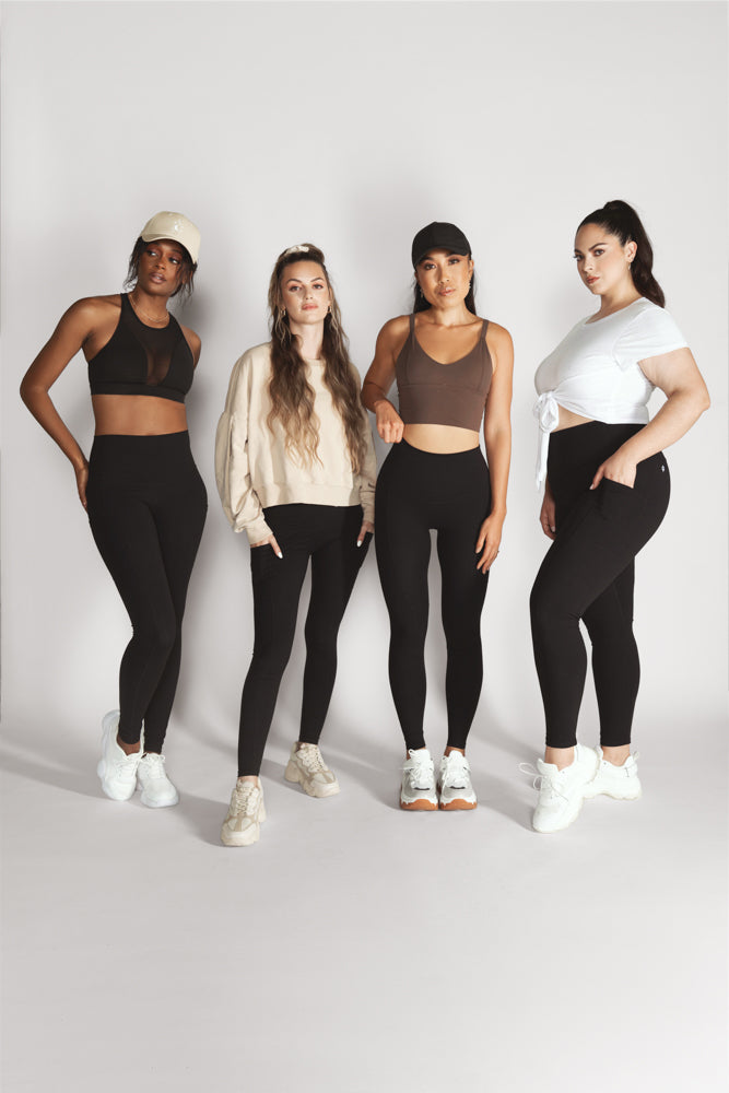 Supersculpt™ Leggings with Pockets (Soft Touch)- Black by POPFLEX®