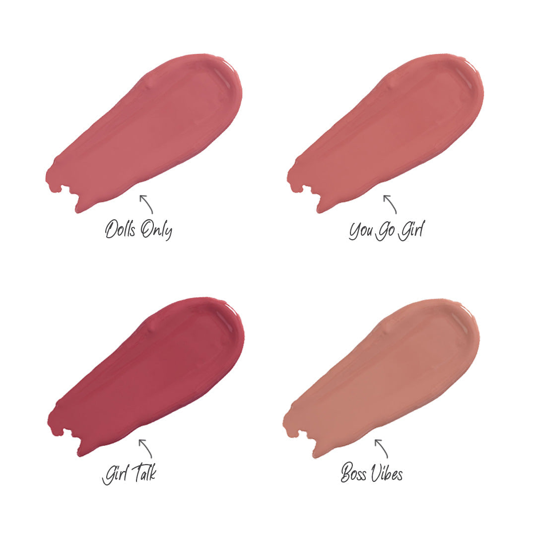 Your Best Kiss 4-Piece Lipstick Collection by Doll 10 Beauty