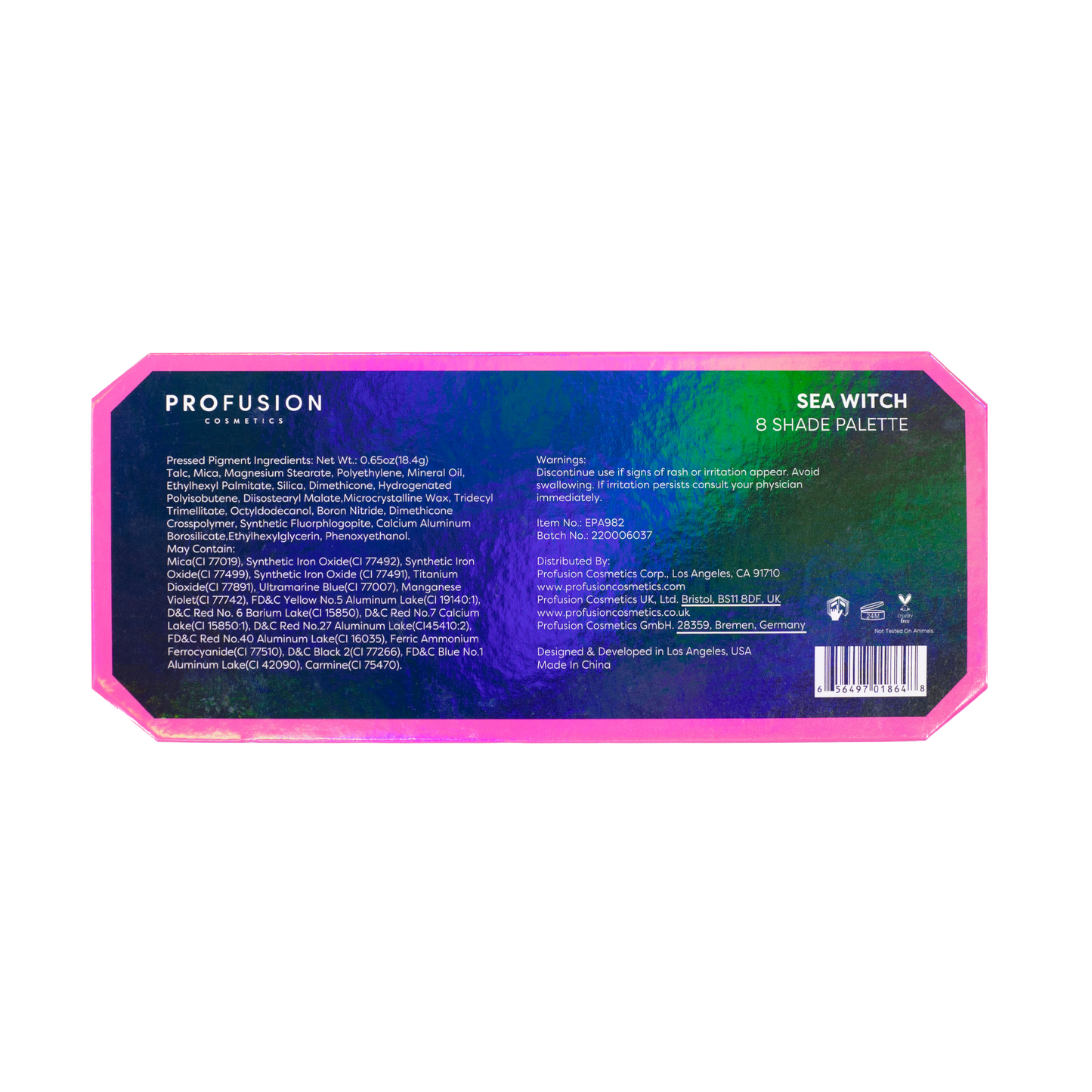 Sea Witch 8 Shade Palette