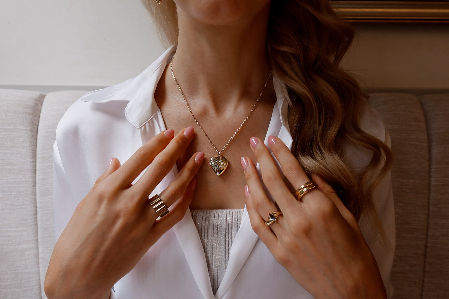 Forever Love Locket Necklace by HEYMAEVE