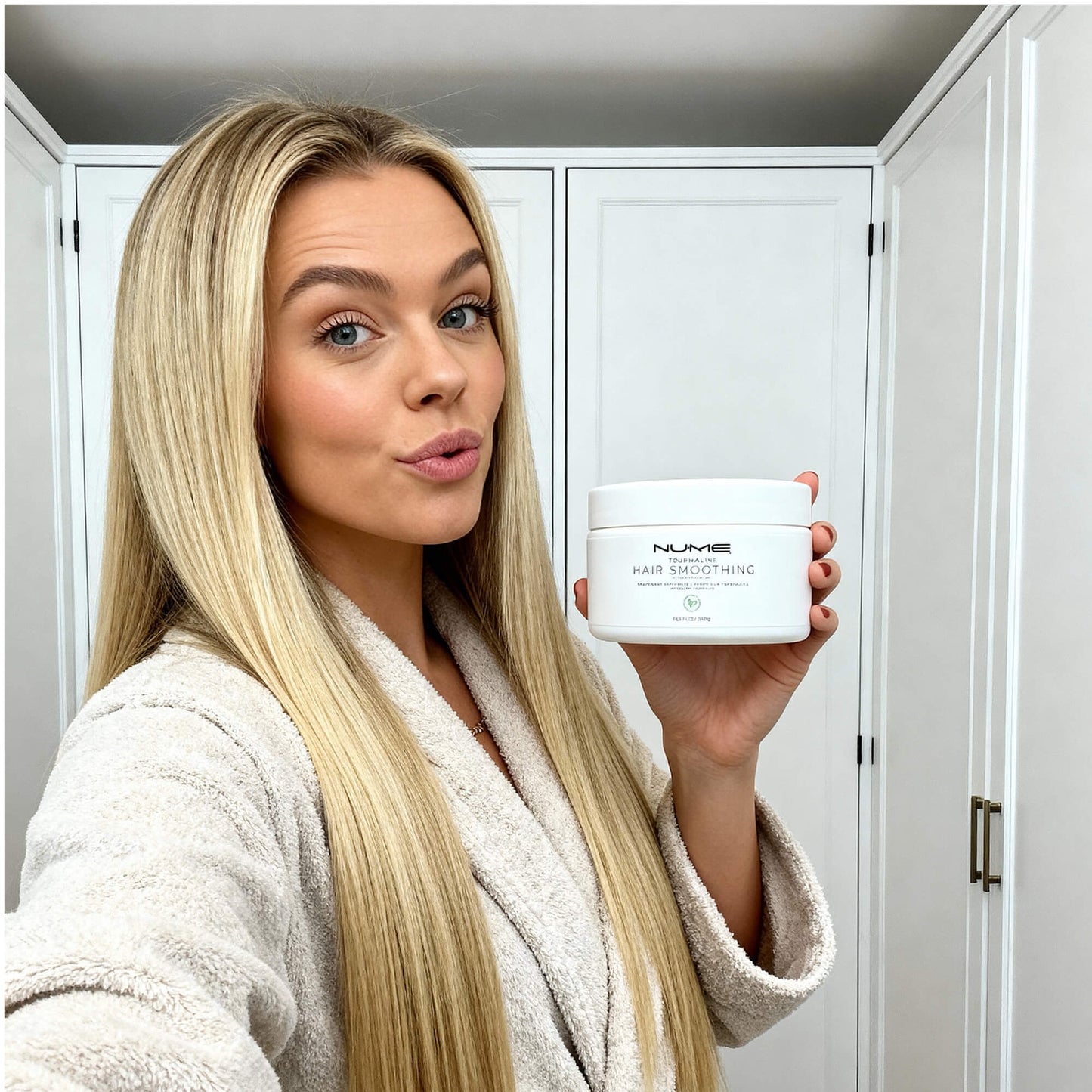 Vegan Tourmaline Hair Smoothing at Home Treatment