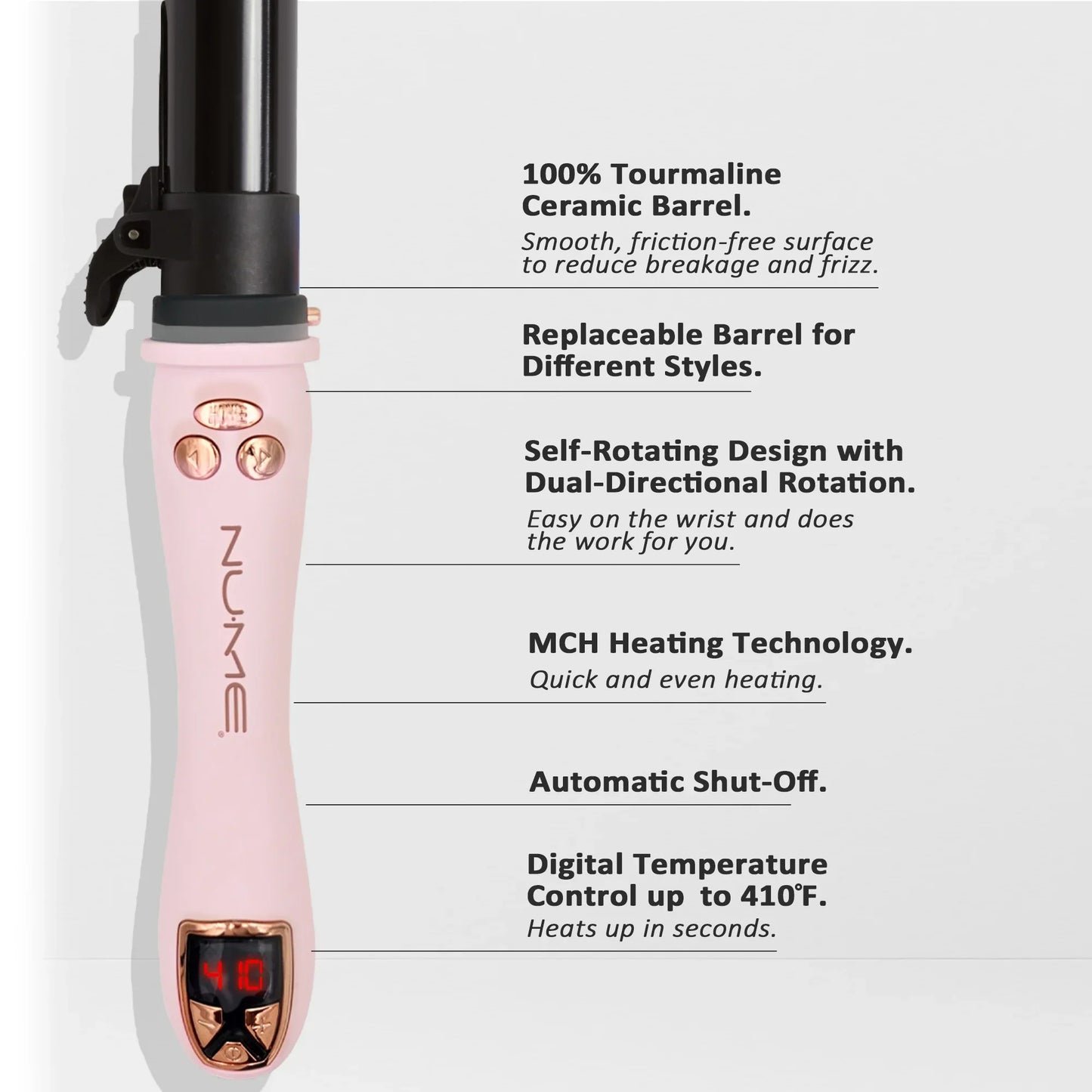 Automatic Rotating 1-Inch Curling Iron