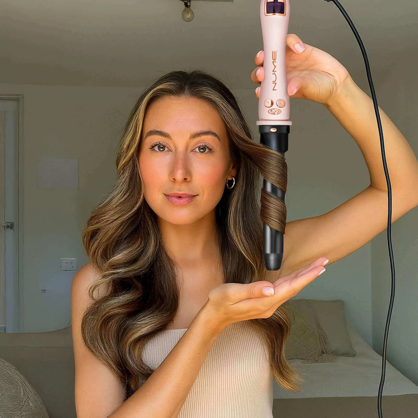 Automatic Rotating 1-Inch Curling Iron