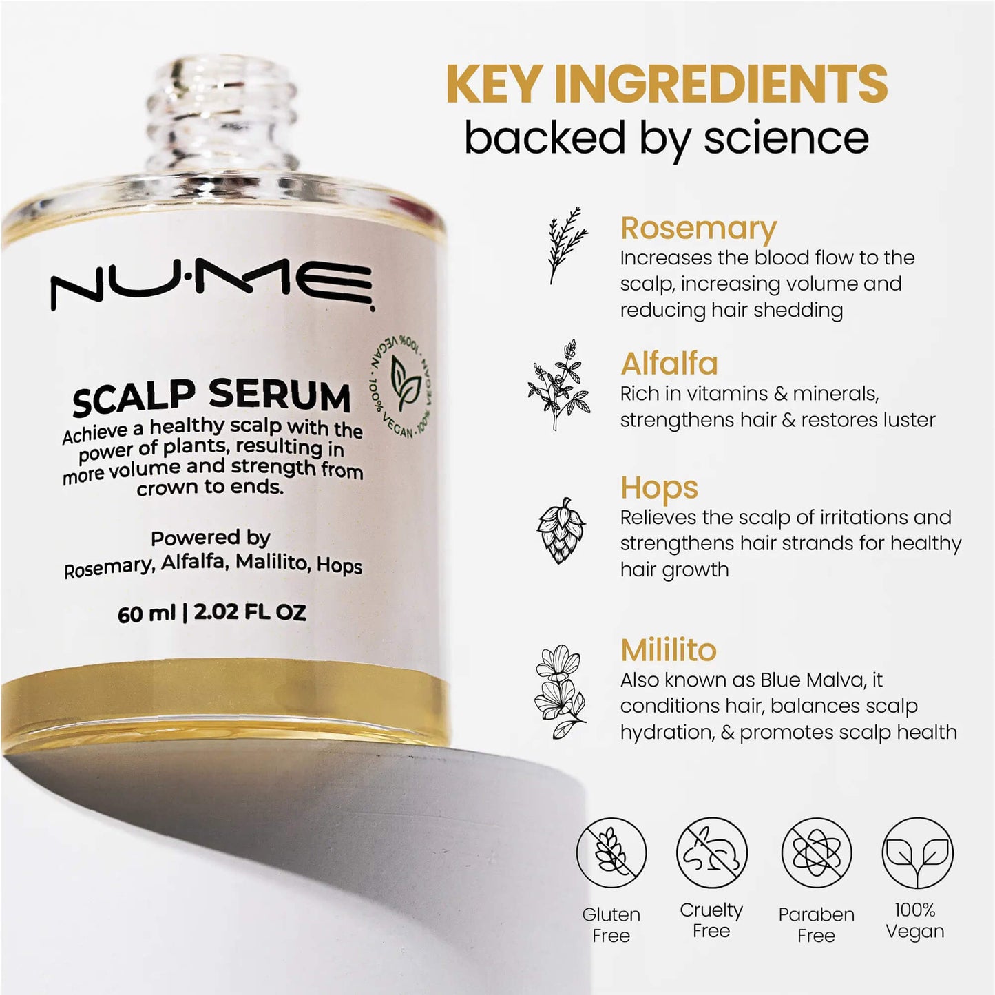 Vegan Scalp Support Serum – Daily Care for Thinning Hair