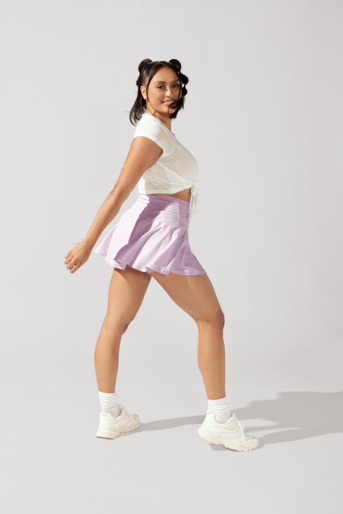 Crisscross Hourglass® Twirl Skort - Orchid Ice by POPFLEX®