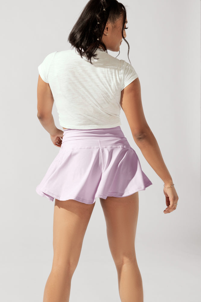 Crisscross Hourglass® Twirl Skort - Orchid Ice by POPFLEX®