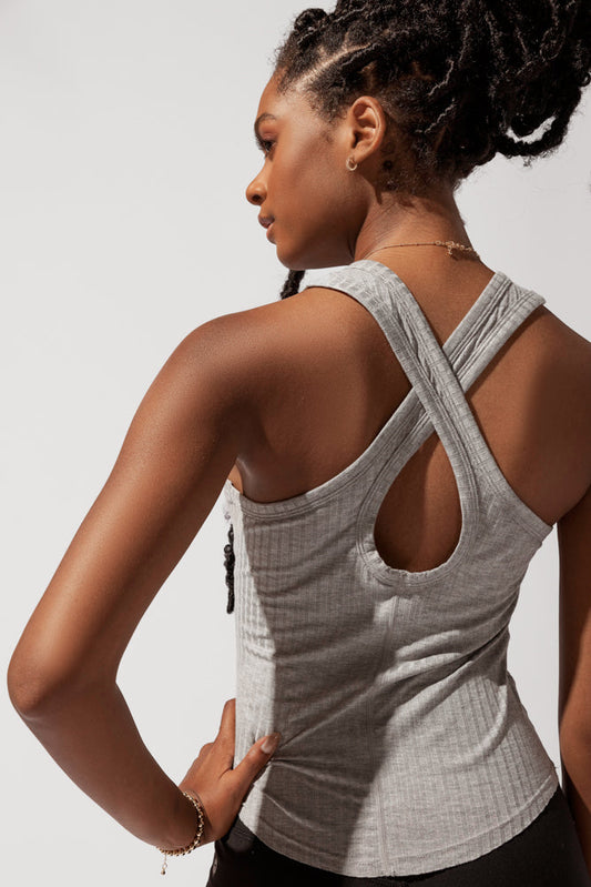 Not Your Typical Tank - Heather Grey by POPFLEX®