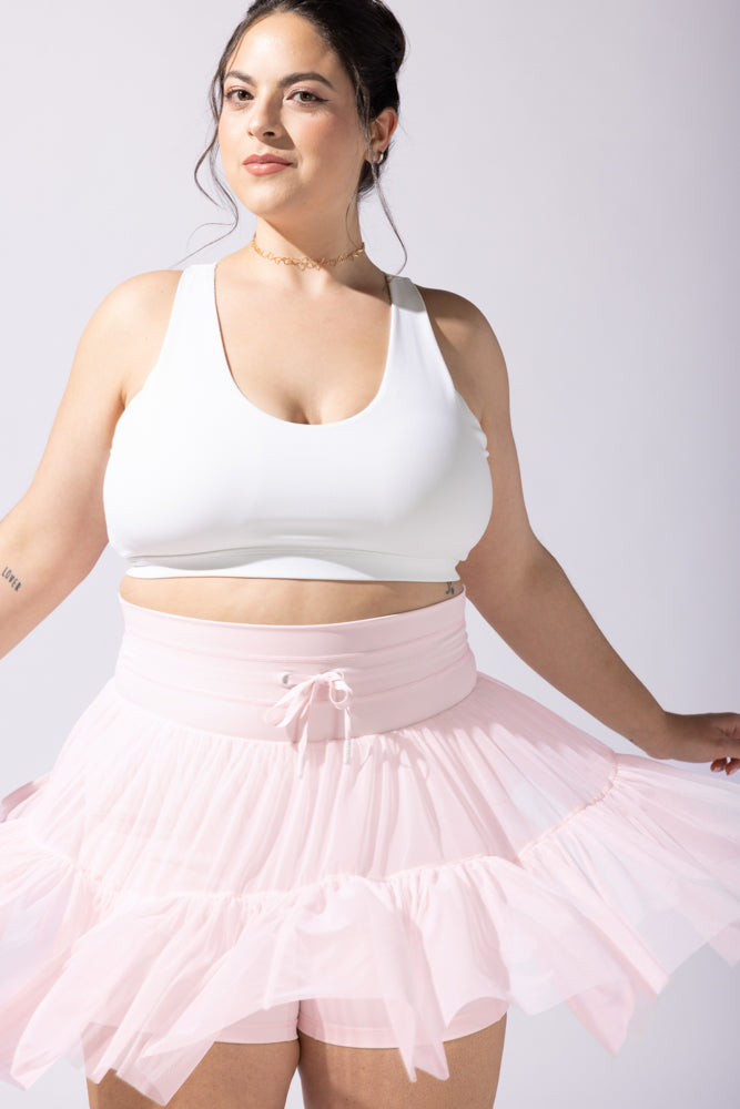 Pirouette Tiered Skort - Tutu Pink by POPFLEX®