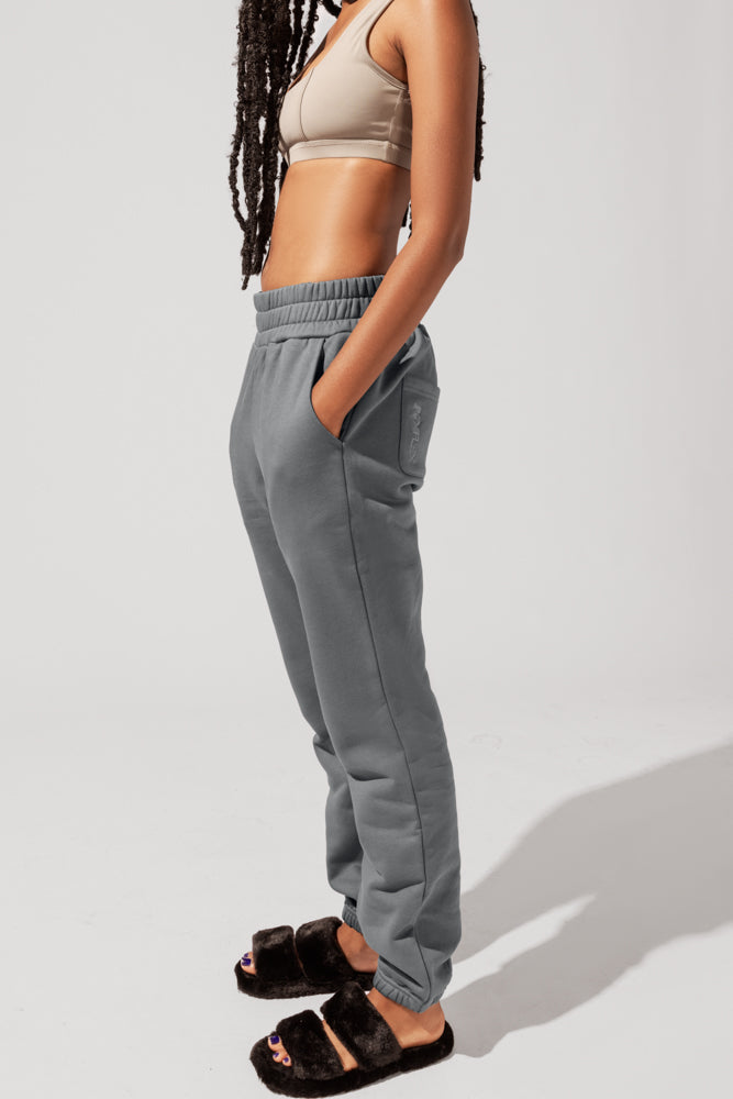 Cloud Rollover Sweatpant - Smoke by POPFLEX®