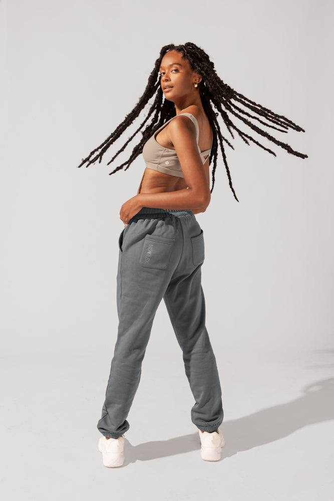 Cloud Rollover Sweatpant - Smoke by POPFLEX®