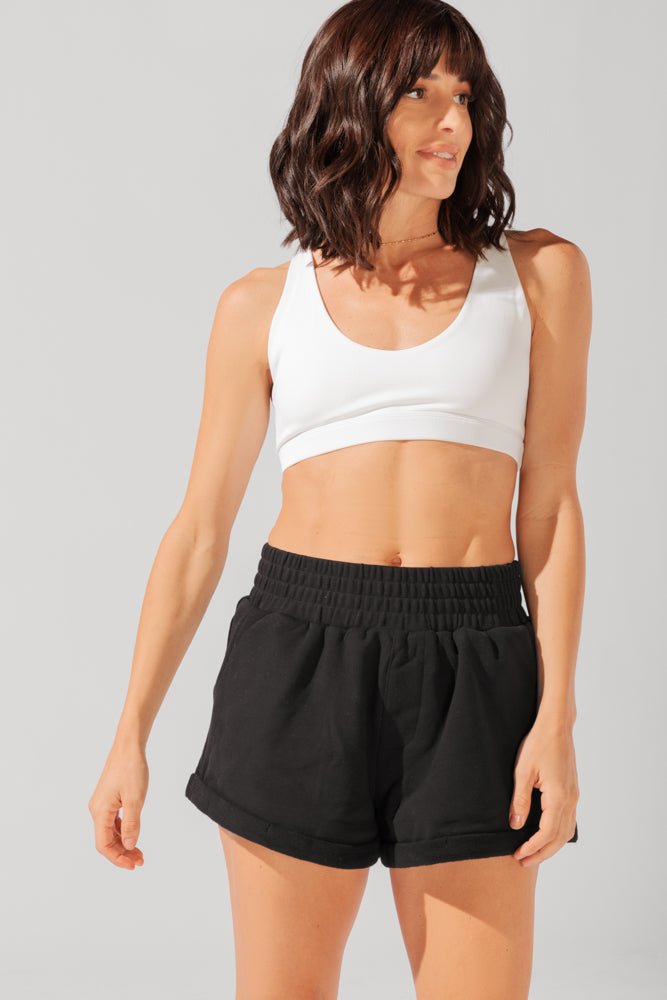 Ooey Gooey Lounge Shorts with Pockets- Black by POPFLEX®