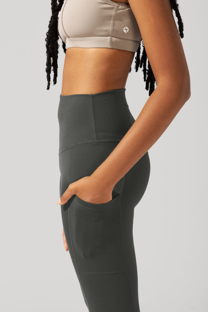 Supersculpt™ Leggings with Pockets (Soft Touch) - Forestwood by POPFLEX®