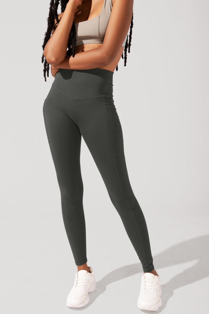 Supersculpt™ Leggings with Pockets (Soft Touch) - Forestwood by POPFLEX®