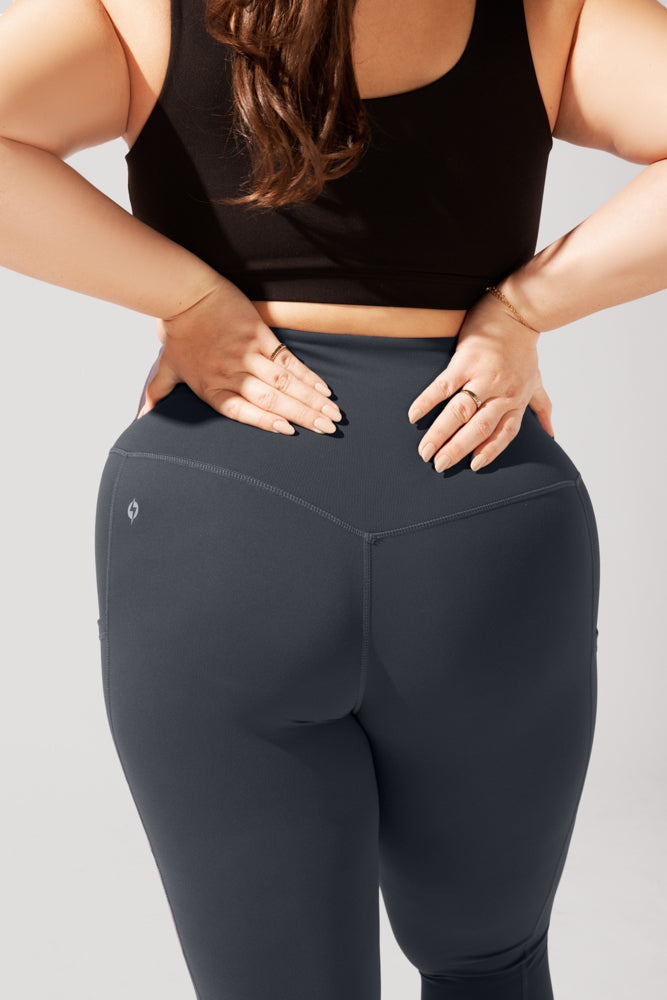 Supersculpt™ Leggings with Pockets (Soft Touch) - Smoky Grey by POPFLEX®