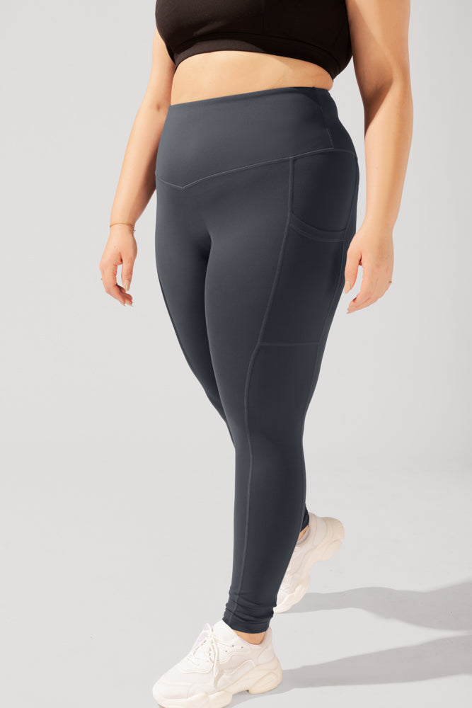 Supersculpt™ Leggings with Pockets (Soft Touch) - Smoky Grey by POPFLEX®