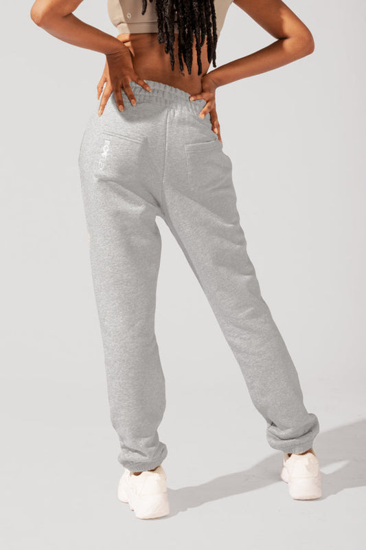 Cloud Rollover Sweatpant - Heather Grey by POPFLEX®