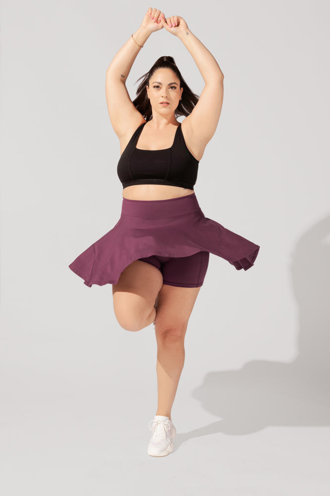 Twirl Skort - Plum by POPFLEX®