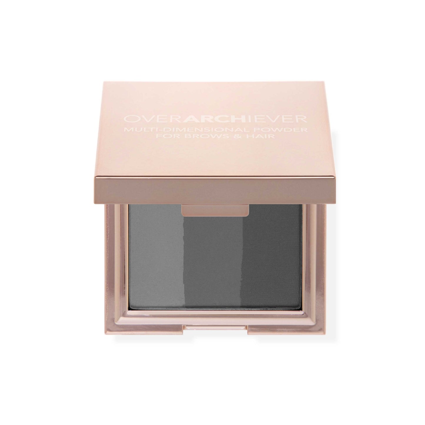 Salt and Pepper shade of brow powder - ombre shades for versatility.