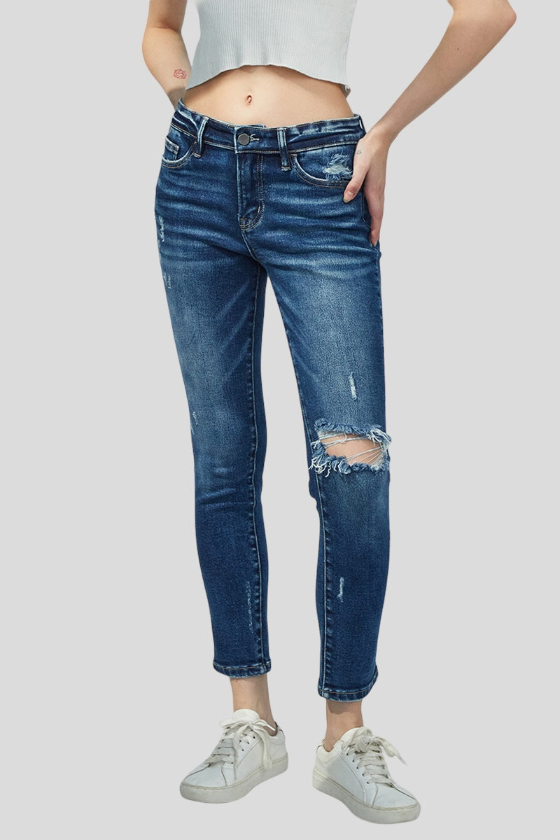 MID RISE SKINNY JEANS BYS2014 by Bayeas