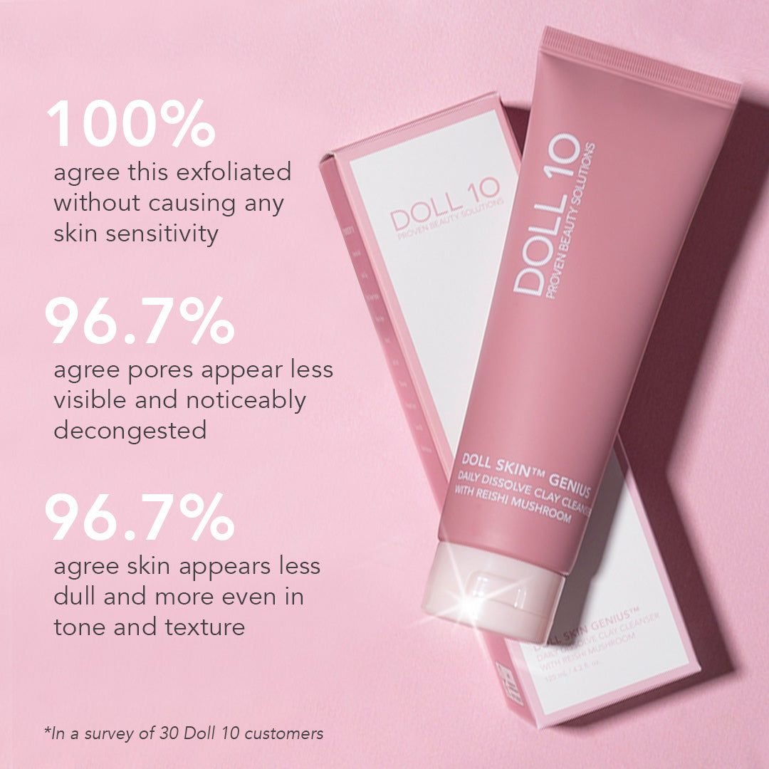 Daily Dissolve Enzyme Clay Cleanser with Reishi Mushroom by Doll 10 Beauty