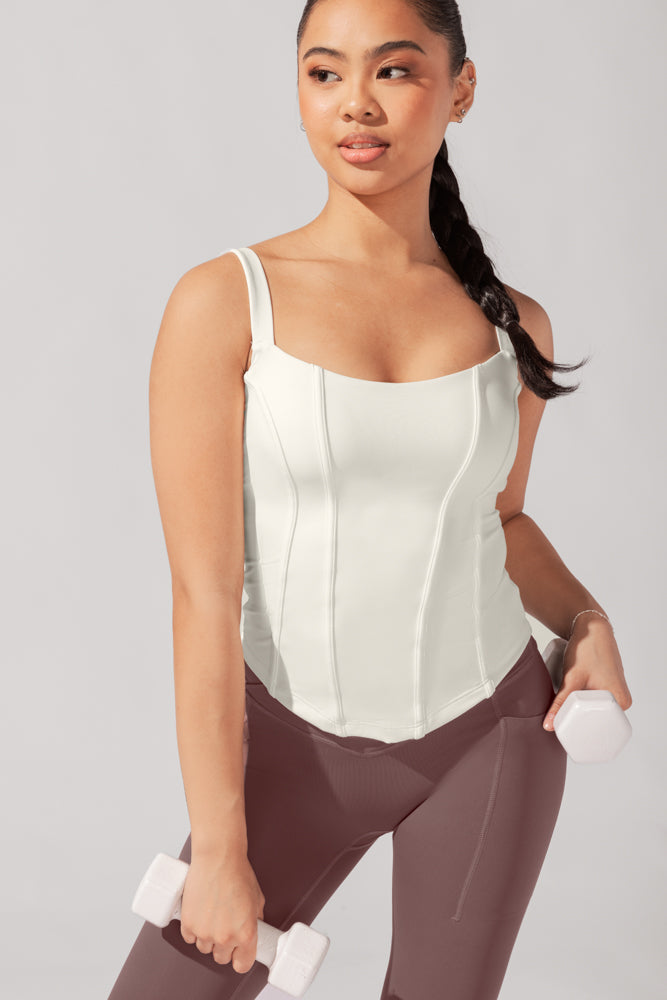 Corset Cami - Coconut Cream by POPFLEX®