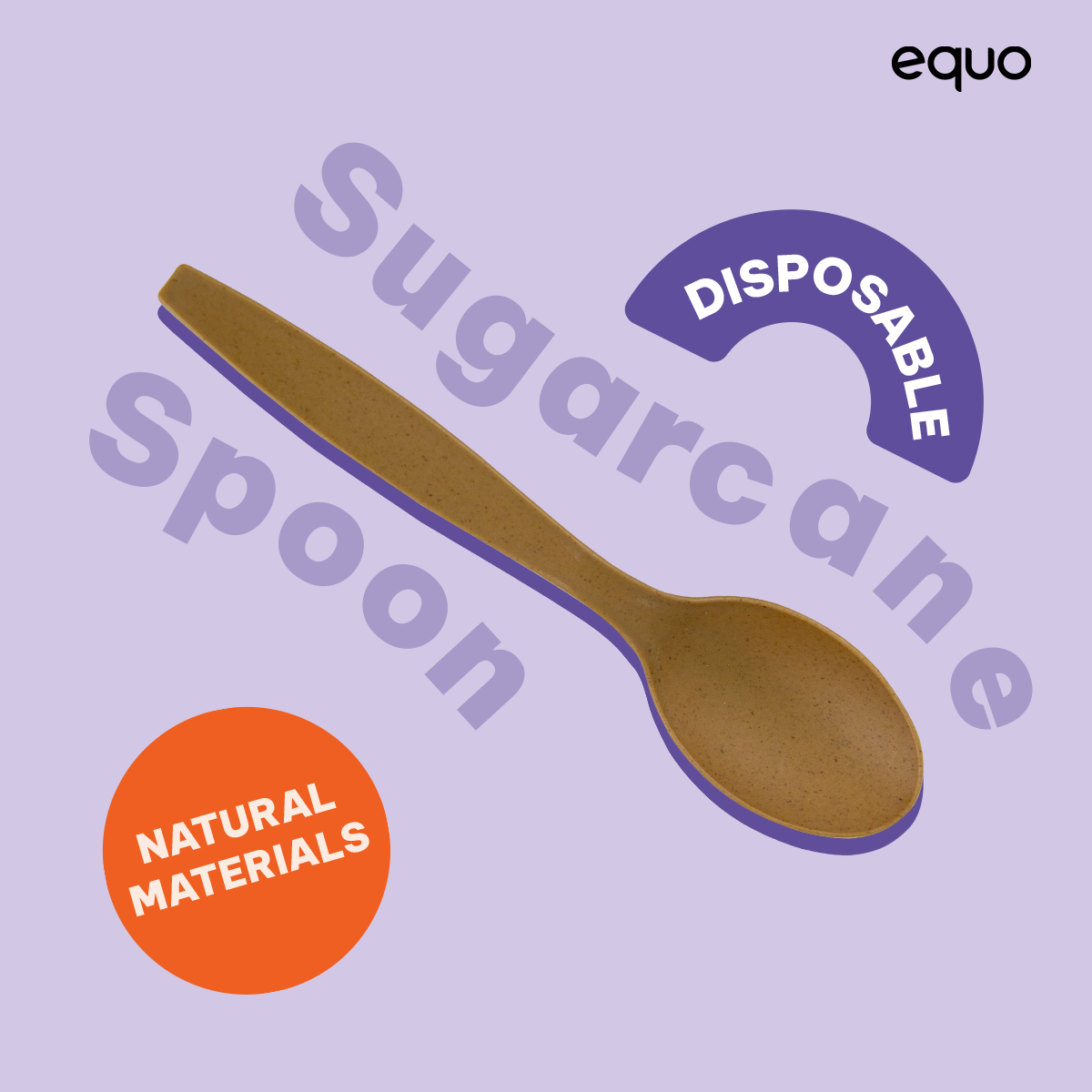 Sugarcane Spoons (Wholesale/Bulk) - 1000 count by EQUO