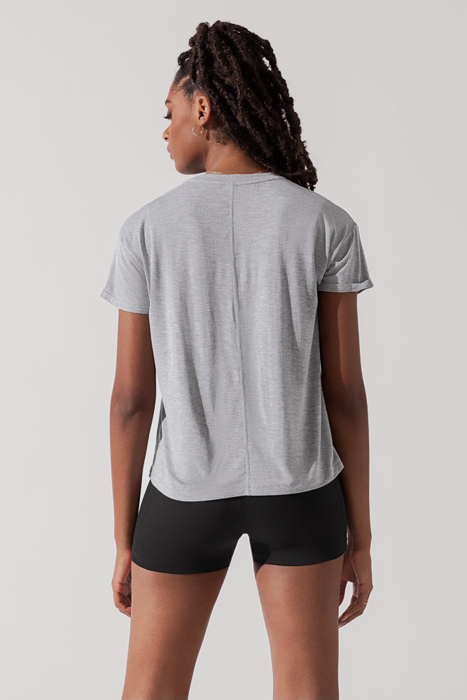 The Perfect Tee - Heather Grey by POPFLEX®