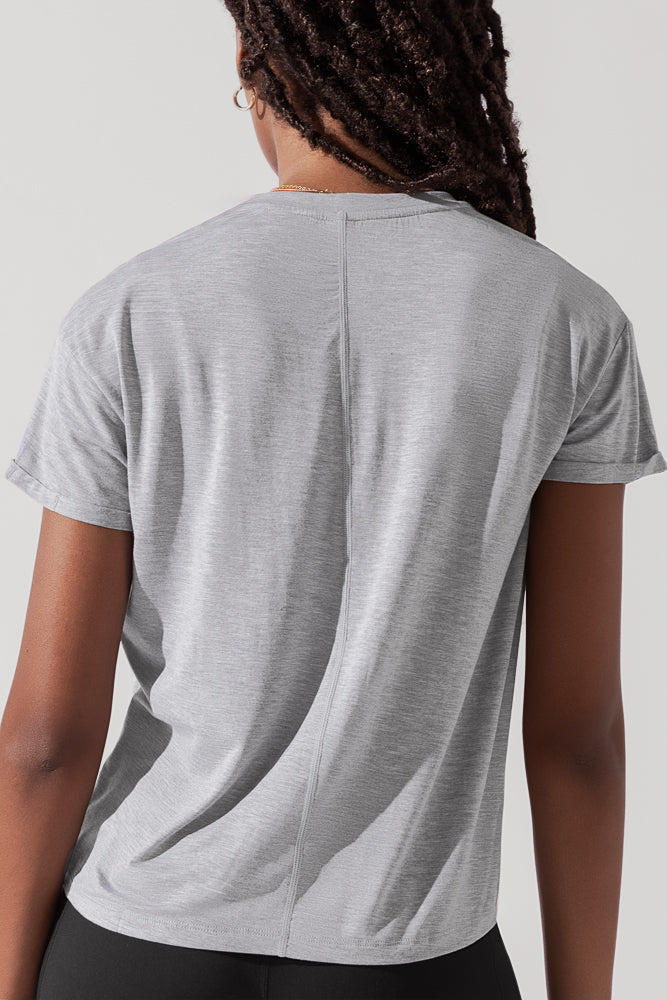 The Perfect Tee - Heather Grey by POPFLEX®