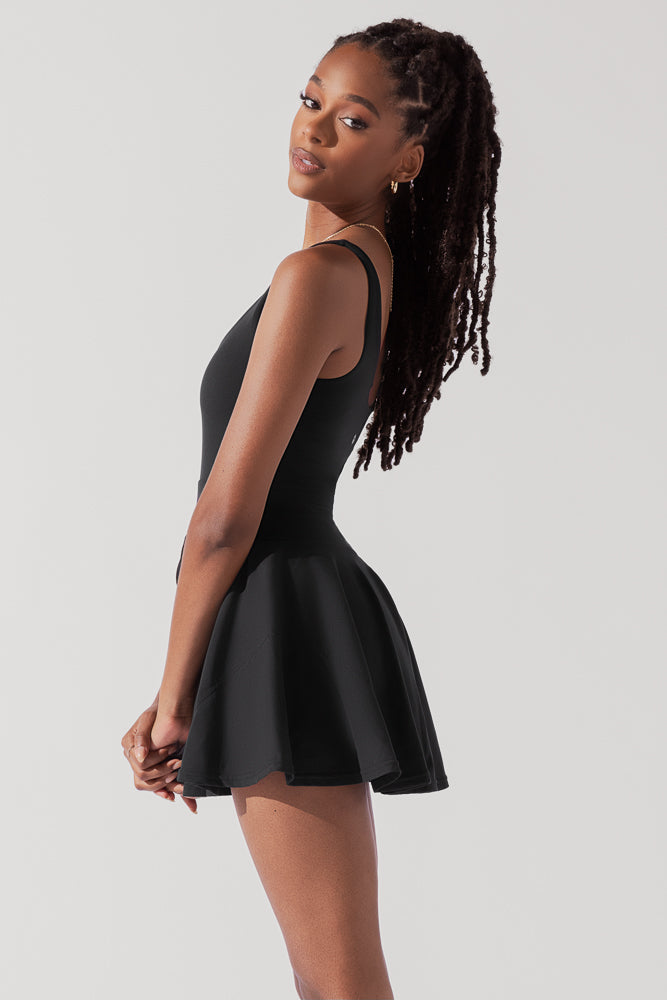 Twirl Dress - Black by POPFLEX®