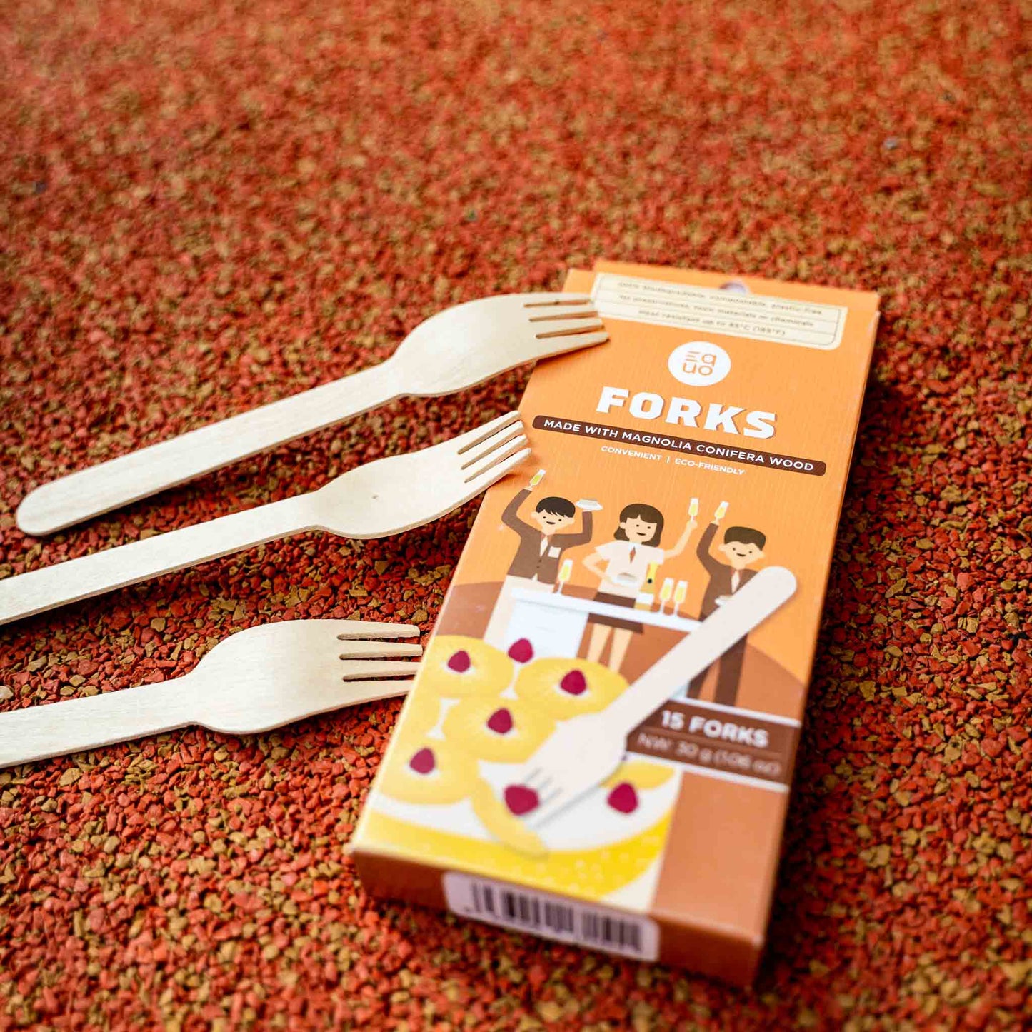 Wooden Forks - Pack of 15 by EQUO