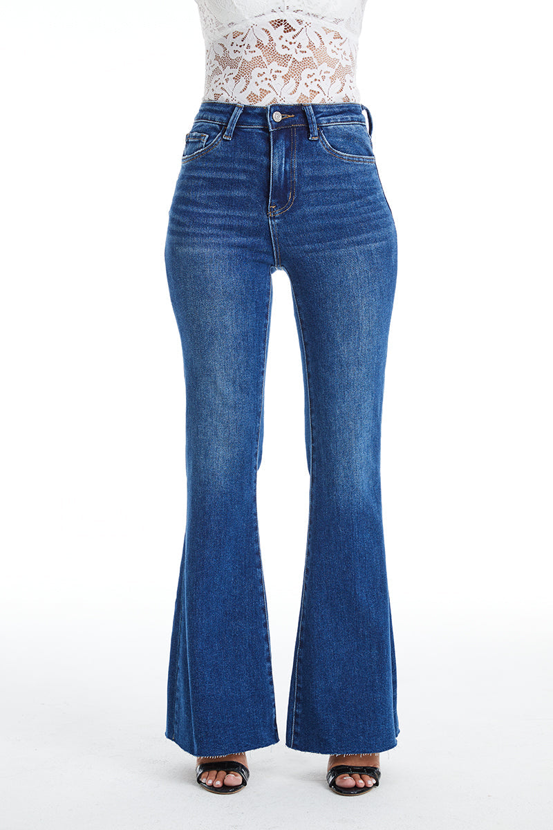 HIGH RISE FLARE JEANS BYF1101 FREEFALL by Bayeas