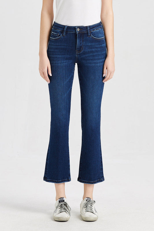 HIGH RISE FLARE JEANS BYF1068 by Bayeas