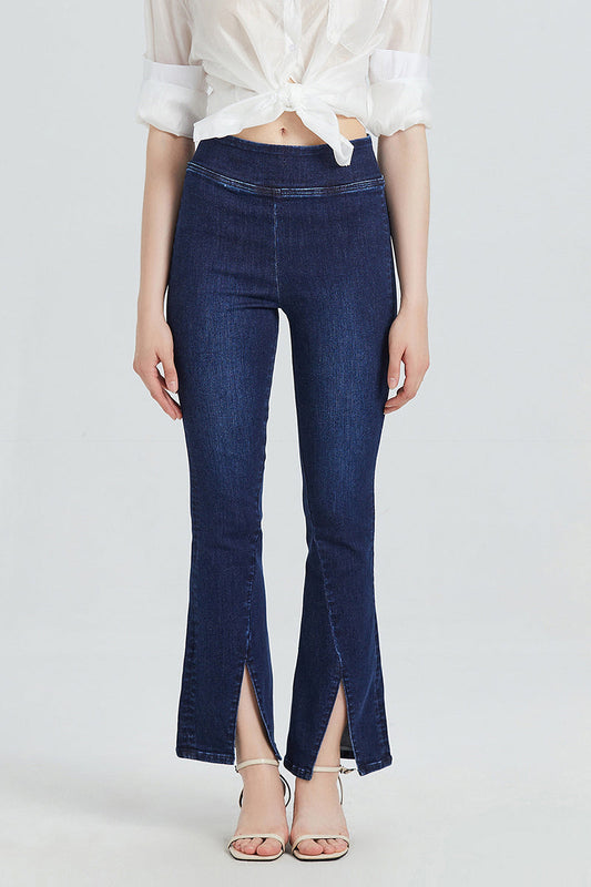 HIGH RISE FLARE JEANS BYF1072 by Bayeas