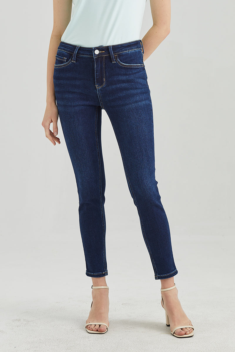 MID RISE SKINNY JEANS BYS2021 by Bayeas